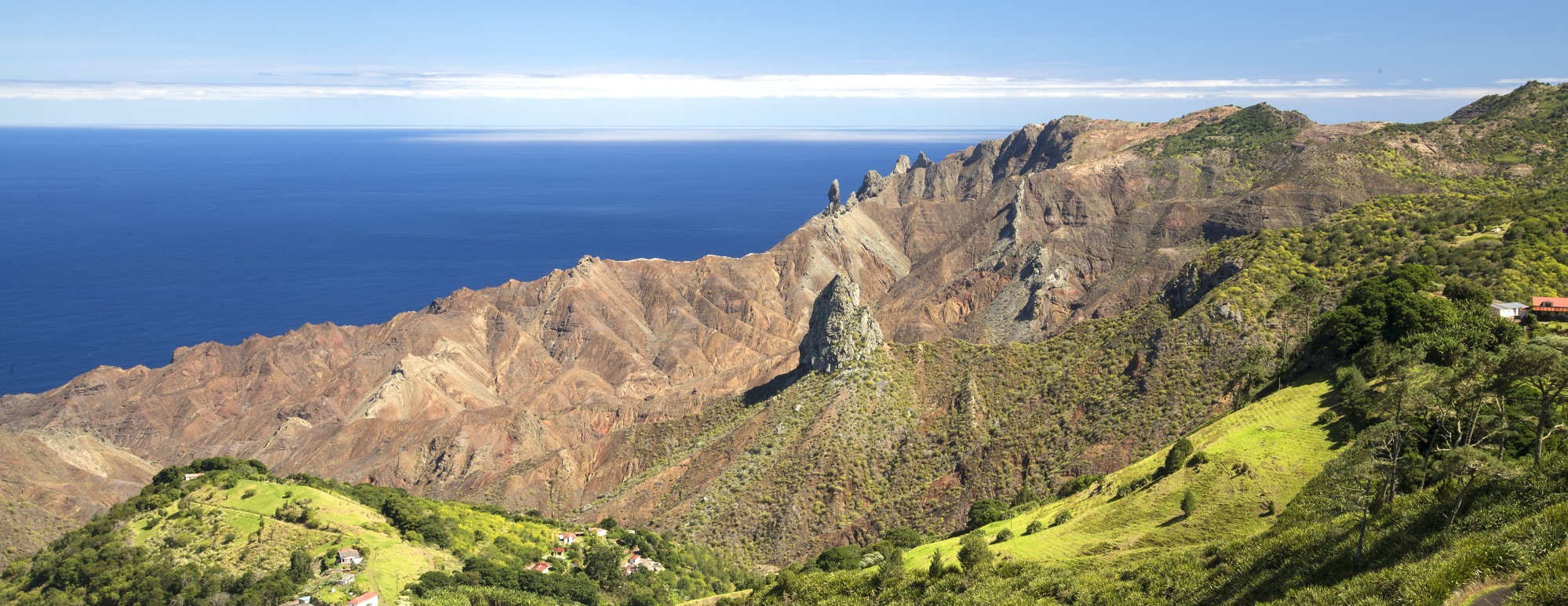 Bild der Insel St. Helena mit Hells Gate